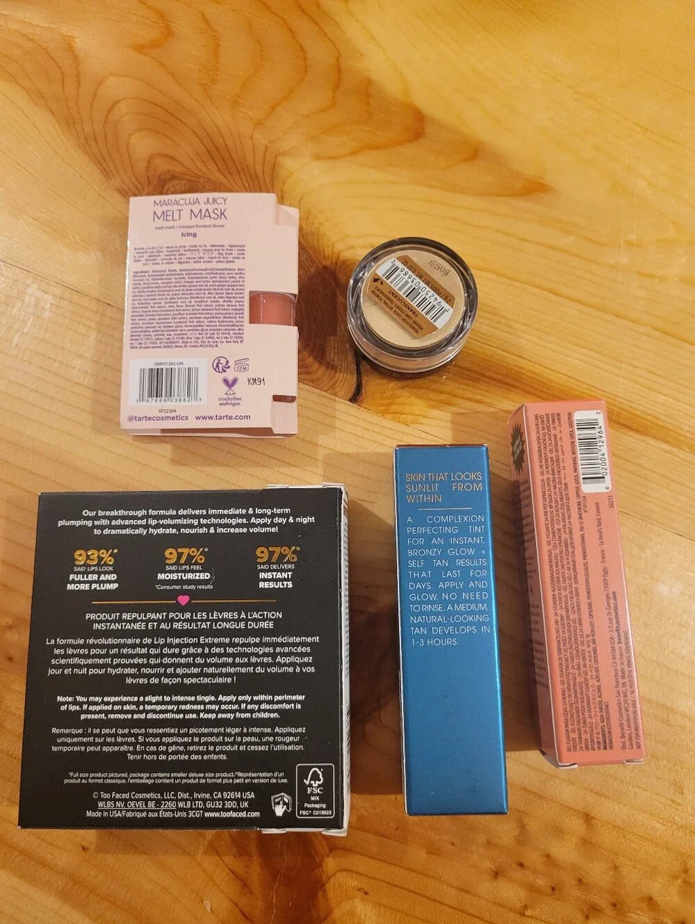 Tarte, Toofaced, St Tropez, Laura Mercier Benefit Sample Bundle
